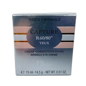 Dior Capture R60/80 Yeux Wrinkle Eye Creme 15ml 0.51oz New Sealed F056151005